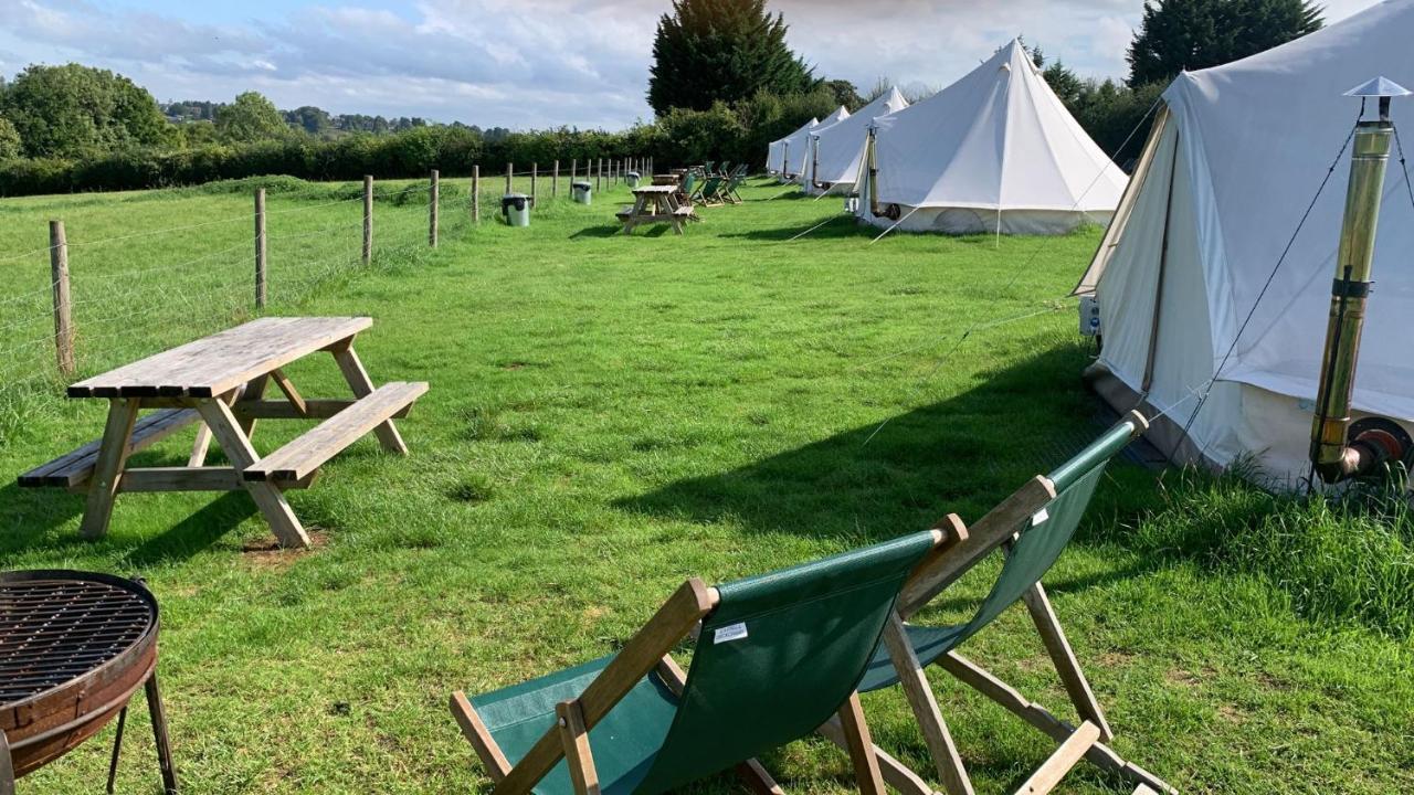 Home Farm Radnage Glamping Bell Tent 2, With Log Burner And Fire Pit 外观 照片