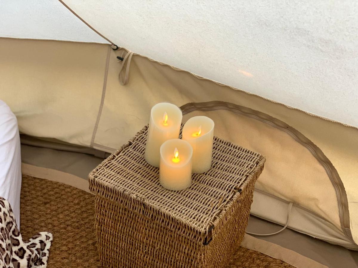 Home Farm Radnage Glamping Bell Tent 2, With Log Burner And Fire Pit 外观 照片